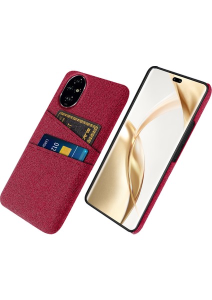 Honor 200 Pro 5g Kumaş + Çift Kart Yuvalı Pc Sert Telefon Kapağı (Yurt Dışından)