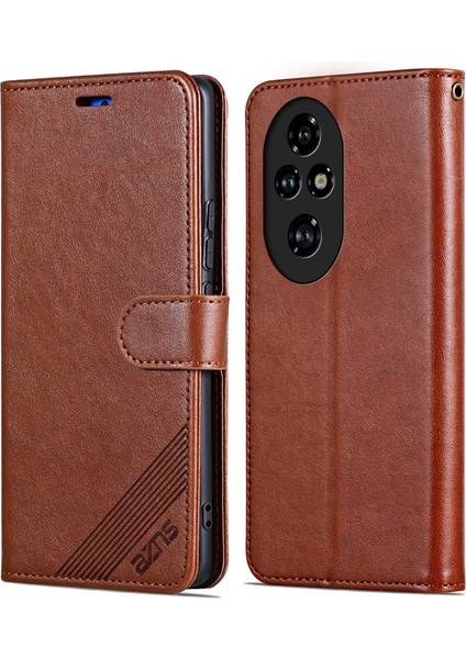 Honor 200 Pro 5g Pu Deri Cüzdan Cep Standı Telefon Kapağı Için Pu Deri Telefon Kılıfı (Yurt Dışından)