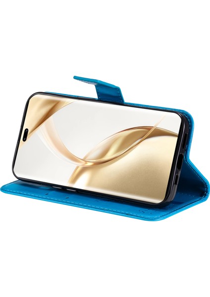Honor 200 Pro 5g Kılıf Cüzdan Deri Kapak Kedi Ağacı Desenli (Yurt Dışından)