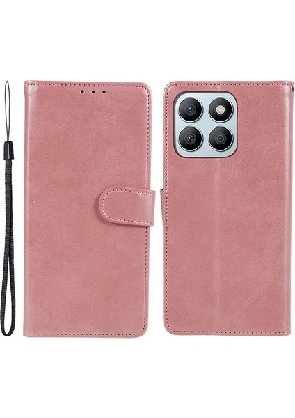 Honor X8B 4g Manyetik Toka Pu Deri Cüzdan Stand Cep Telefonu Kabuğu (Yurt Dışından)