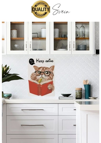 Özel Tasarım Wc Klozet Için Komik Kedi Sticker Tuvalet Banyo Cam Duvar Yapıştırma Etiket Dekoratif