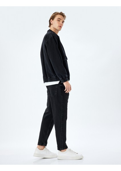 Pamuklu Normal Bel Loose Fit Jean Pantolon - Steve Jean