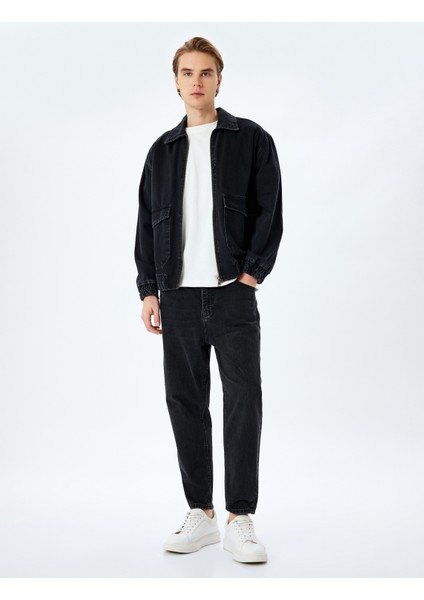 Pamuklu Normal Bel Loose Fit Jean Pantolon - Steve Jean