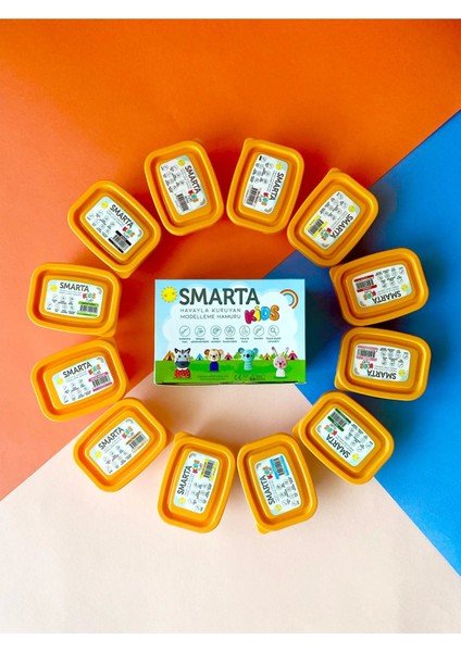 Kids Havayla Kuruyan Modelleme Hamuru 70GR Neon Turuncu