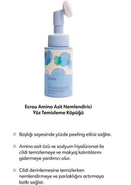 Amino Asit Nemlendirici Yüz Temizleme Köpüğü 230ML