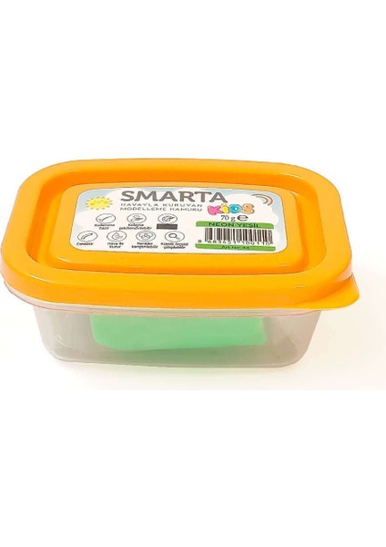Kids Havayla Kuruyan Modelleme Hamuru 70GR Neon Yeşil