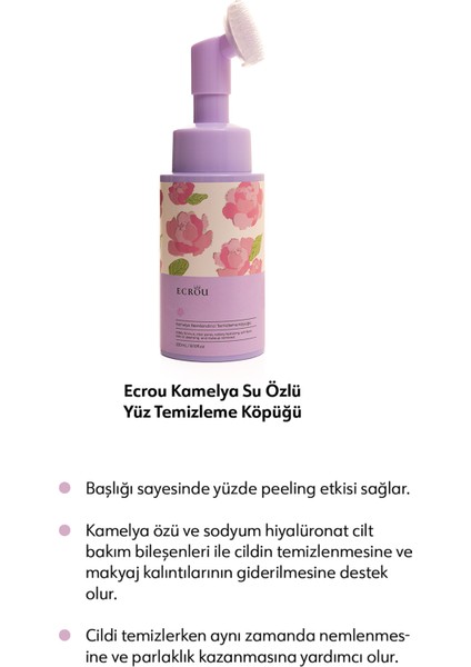 Kamelya Su Özlü Yüz Temizleme Köpüğü 230ML