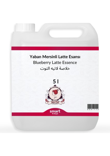 Yaban Mersinli Latte Esansı 5 Litre