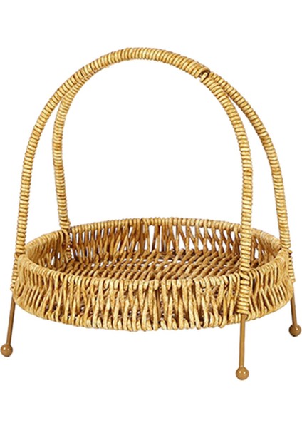 Rattan Sepet Oturma Odası Yürüyüş Sepeti 1 Katlı (Yurt Dışından)