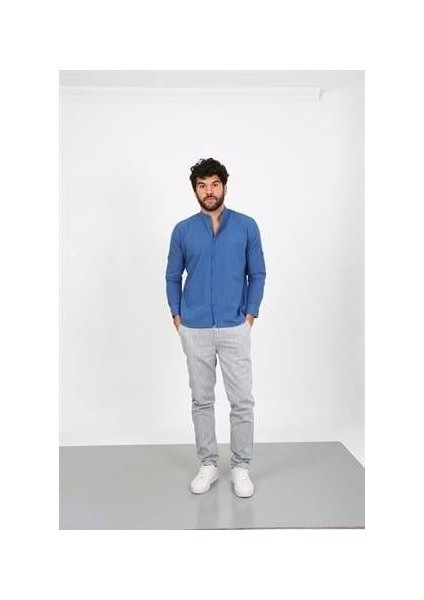 Erkek Pantolon Cresp Blue