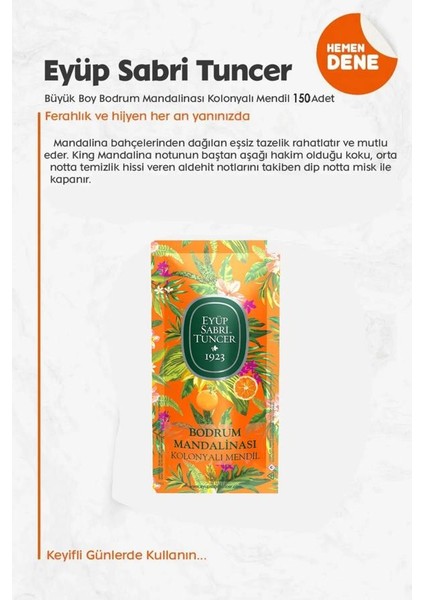 Okyanus 150'LI, Mandalina 50'li ve 150'LI Ve, Kolonyalı Mendil, Ananas Losyon 250 ml Rosie modelleri