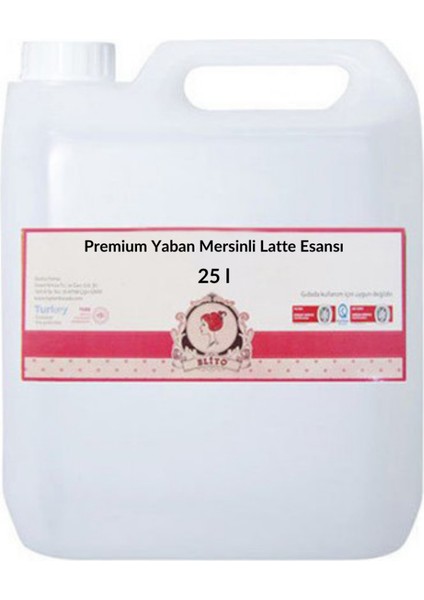 Premium Yaban Mersinli Latte Esansı 25 Litre