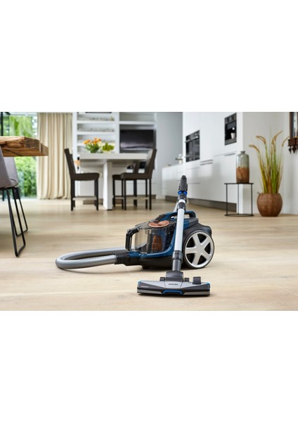 HEPA13 Filtreli, 5 Yıl Motor Garantili, Powercyclone 8 Triactive+ Başlık Premium Toz Torbasız Süpürge | AIerji Kilit Sistemi Fonksiyonel ve Hızlı | Onerous Mutfak Tartısı Hediye