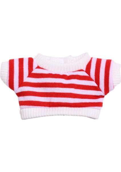 Küçük Kı Için Gö Giyim Kısa Kollu 6.69'' Doll Için Kırmızı (Yurt Dışından)
