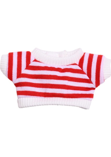 Küçük Kı Için Gö Giyim Kısa Kollu 6.69'' Doll Için Kırmızı (Yurt Dışından)