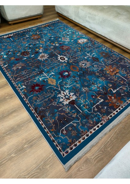 Marss 52 Etnik Desenli Yıkanabilir Kaymaz Tabanlı Salon Halısı, Koridor ve Mutfak Halısı Kilim fırsatları