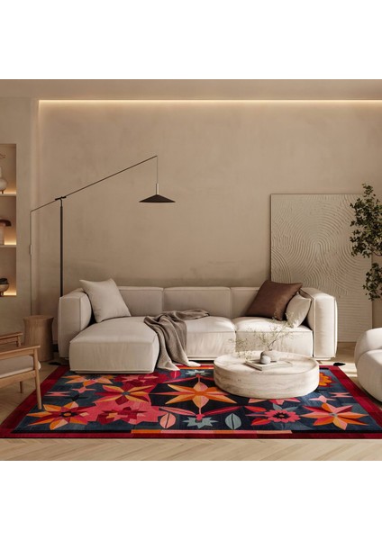 Çiçekli Floral Püsküllü Salon Halısı Mutfak Halısı Yolluk Otantik Halı Mars 230 fiyatları