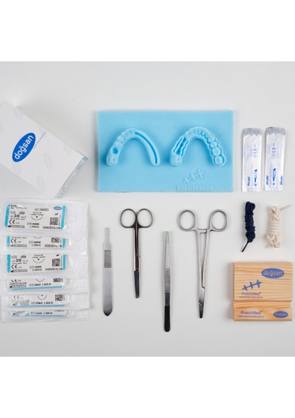 PraticMed Diş Hekimliği Kampanya Tipi Dikiş, Flep Kapama Eğitim Seti - Praticmed
