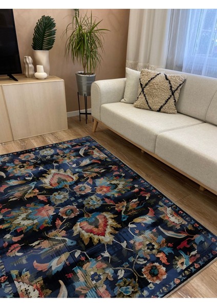 Mars 58 Modern Stil Siyah Halı ve Kilim Salon Halısı Saçaklı Yıkanabilen Halı fırsatları
