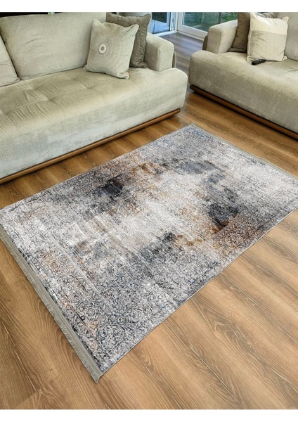 Mars 2163 Eskitme Desenli Yıkanabilir Kaymaz Tabanlı Salon Halısı, Koridor ve Mutfak Halısı fiyatları