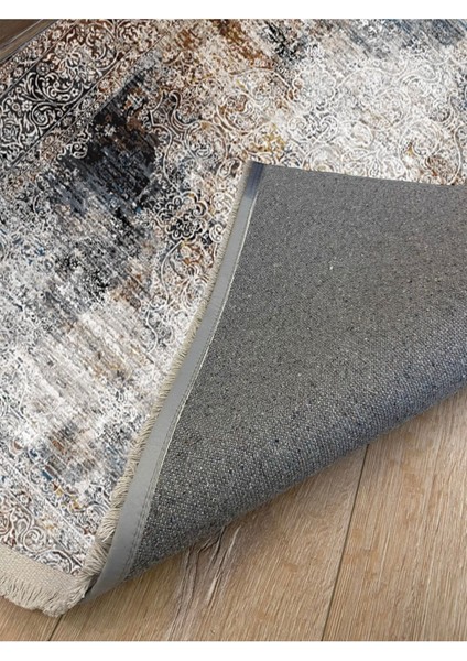 Mars 2163 Eskitme Desenli Yıkanabilir Kaymaz Tabanlı Salon Halısı, Koridor ve Mutfak Halısı indirimleri