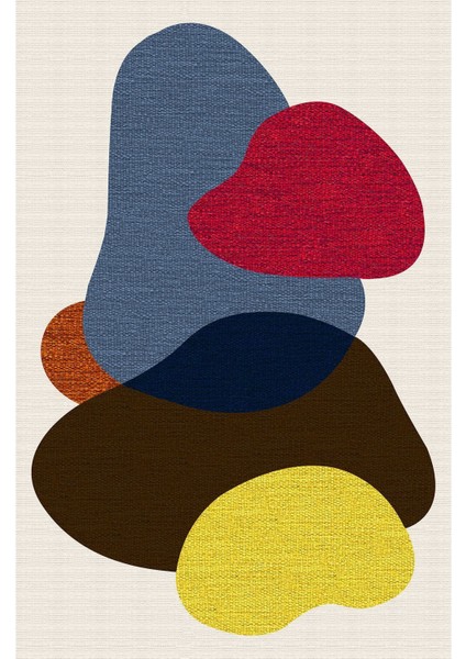 Modern Stil Krem Tonlarında Iskandinav Halı ve Kilim Salon Halısı Peluş Halı Yıkanabilen Halı