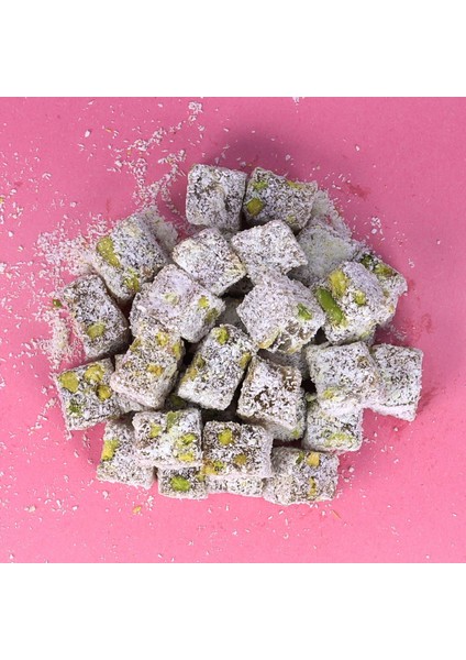 Lokum Çifte Kavrulmuş Hindistan Cevizli Duble Fıstık 260 gr