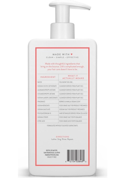 Berries & Vanilla Cream Haci mlendirici Şampuan 487 ml