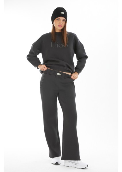 Kadın/bol Paça / Palazzo Pantalon/ Beli Lastikli/eşofmanaltı