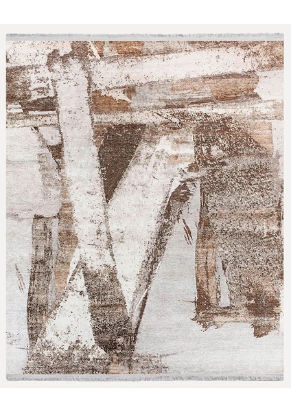 Mars 16 Modern Stil Soyut Halısı Oturma Odası Yemek Odası Için Yıkanabilen Dekoratif Halı