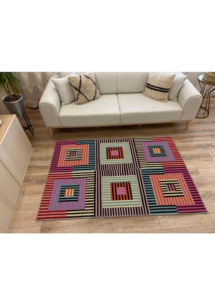 Mars 50 Modern Stil Renkli Iskandinav Halı ve Kilim Salon Halısı Yıkanabilen Dekoratif Halı modelleri
