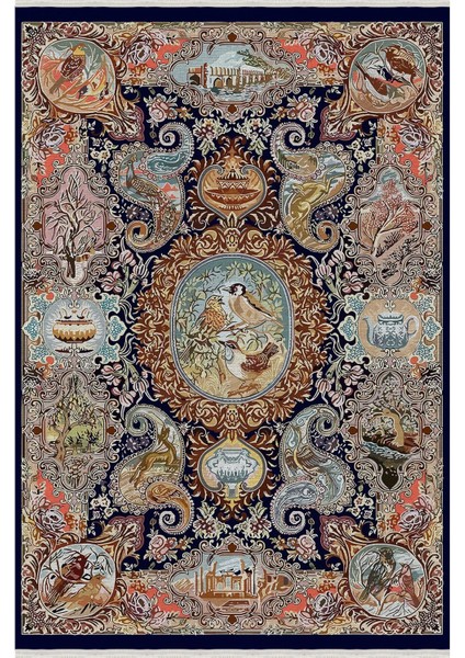 Mars 41 Modern Stil Renkli Tonlarında Iskandinav Halı Salon Halısı Yıkanabilen Dekoratif Halı