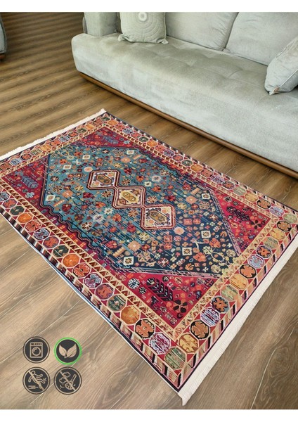 Mars 53 Modern Stil Krem Tonların Da ve Kilim Salon Halısı Yıkanabilen Dekoratif Halı fırsatları