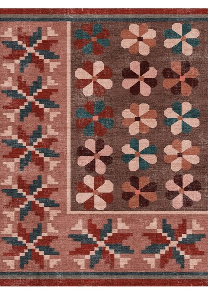 Mars 12 Modern Stil Geniş Alan Halısı Oturma Odası Yatak Odası Yemek Odası Için Yıkanabilen Halı