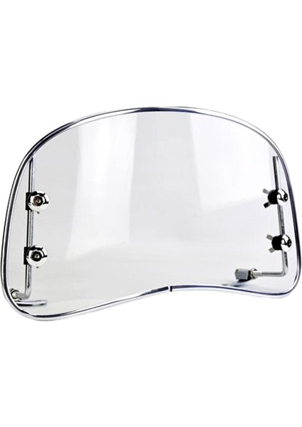 Motosiklet Ön Camı Şeffaf Ön Deflektörü 8.6 Inç Yükseklik Pc Malzeme Aksesuarları ile (Yurt Dışından) fırsatları