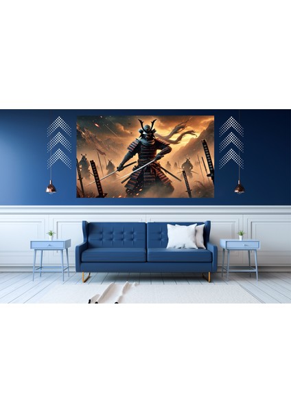 Ti-Play Klıçlar Teslim 60 x 90 cm Modern Samuray Pvc Çerçevesiz Tablo
