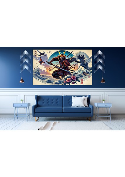 Ti-Play Rüya 60 x 90 cm Modern Samuray Pvc Çerçevesiz Tablo