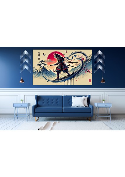 Ti-Play Mıya 60 x 90 cm Modern Samuray Pvc Çerçevesiz Tablo