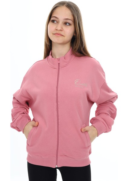 Kız Çocuk Baskılı Hırka