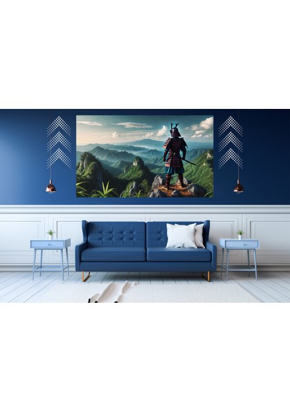 Ti-Play Dağ Nöbeti 60 x 90 cm Modern Samuray Pvc Çerçevesiz Tablo