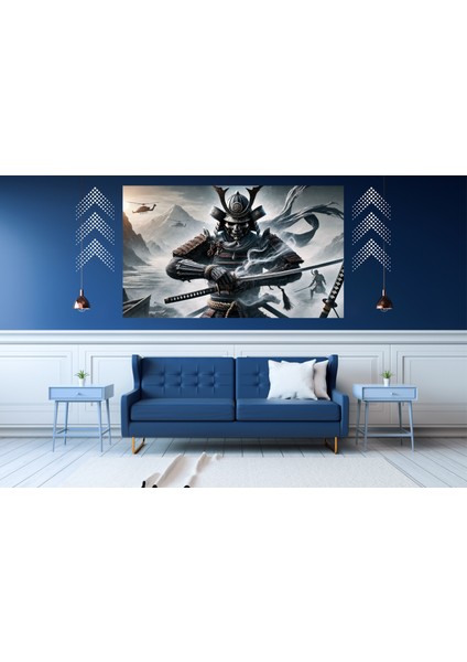 Ti-Play Büyücü Shogun 60 x 90 cm Modern Samuray Pvc Çerçevesiz Tablo