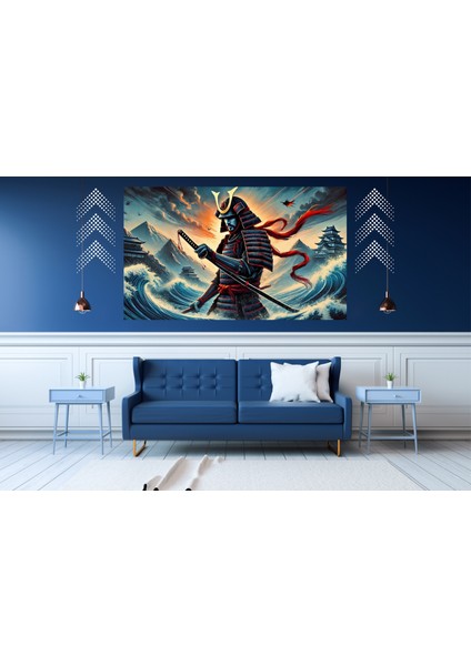 Ti-Play Hedef 60 x 90 cm Modern Samuray Pvc Çerçevesiz Tablo