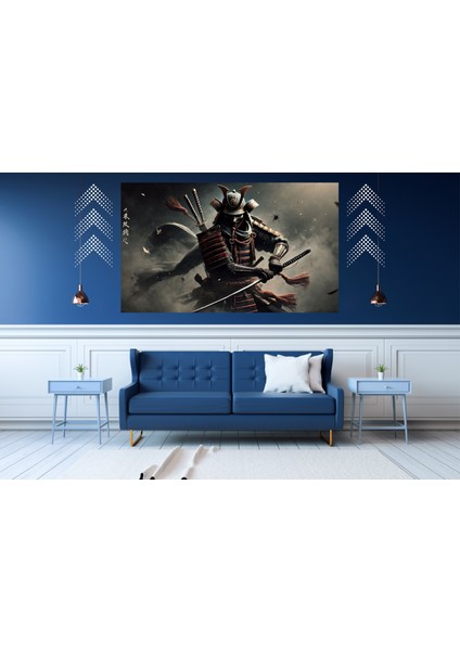Ti-Play Son Yemin 60 x 90 cm Modern Samuray Pvc Çerçevesiz Tablo