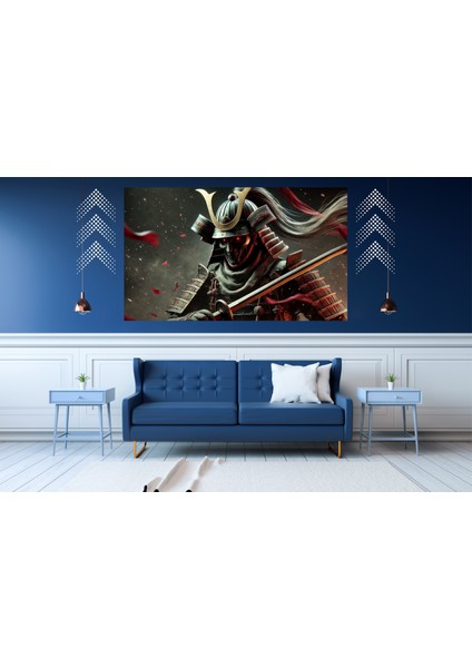 Ti-Play Öteden Gelen 60 x 90 cm Modern Samuray Pvc Çerçevesiz Tablo