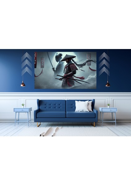 Ti-Play Son Baskın 60 x 90 cm Modern Samuray Pvc Çerçevesiz Tablo