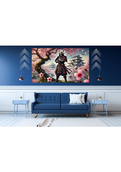 Ti-Play Sakin Bekleyiş 60 x 90 cm Modern Samuray Pvc Çerçevesiz Tablo
