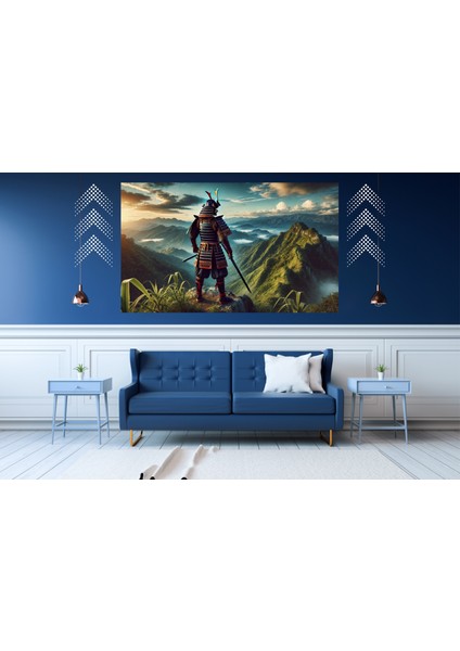 Ti-Play Kuş Bakışı 60 x 90 cm Modern Samuray Pvc Çerçevesiz Tablo