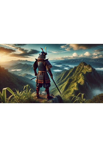 Ti-Play Kuş Bakışı 60 x 90 cm Modern Samuray Pvc Çerçevesiz Tablo fiyatları