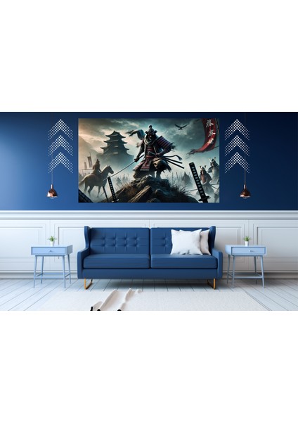 Ti-Play Savaş Sonu 60 x 90 cm Modern Samuray Pvc Çerçevesiz Tablo