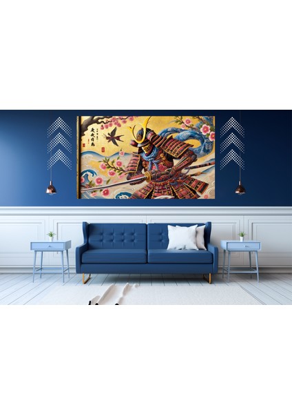 Ti-Play Keskin Kılıç 60 x 90 cm Modern Samuray Pvc Çerçevesiz Tablo
